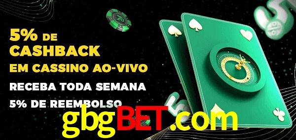 Promoções do cassino ao Vivo gbgbet.com